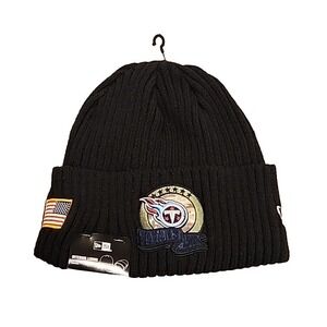 Tennessee Titans New Era NFL Fleece Lined Knit Salute To Service Beanie Hat NWT